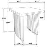 Adina Distressed Light Brown 3-Piece Wood Coffee Table Set by Coaster at Eve Furniture