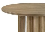 Adina Distressed Light Brown 53-inch Round Wood Dining Table by Coaster at Eve Furniture
