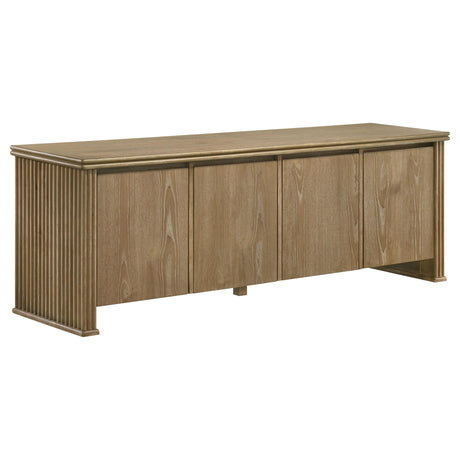 Adina Distressed Light Brown 70-inch TV Stand Media Console by Coaster at Eve Furniture