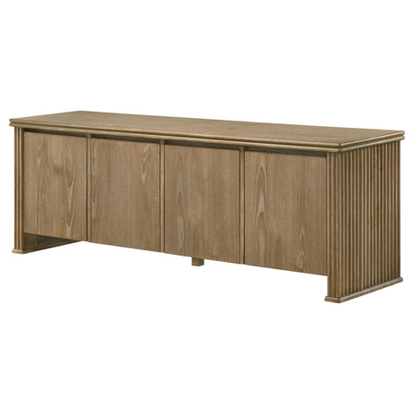 Adina Distressed Light Brown 70-inch TV Stand Media Console by Coaster at Eve Furniture