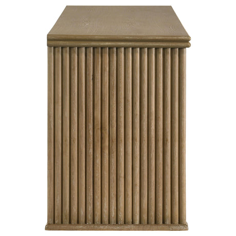 Adina Distressed Light Brown 70-inch TV Stand Media Console by Coaster at Eve Furniture