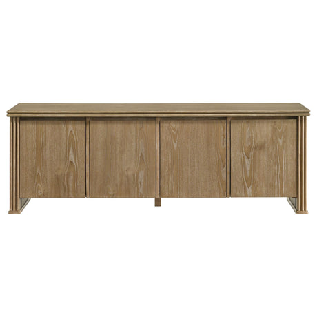 Adina Distressed Light Brown 70-inch TV Stand Media Console by Coaster at Eve Furniture