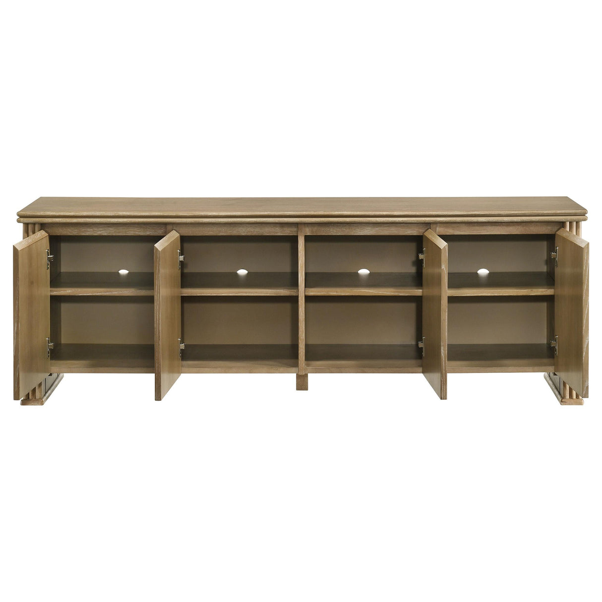 Adina Distressed Light Brown 70-inch TV Stand Media Console by Coaster at Eve Furniture