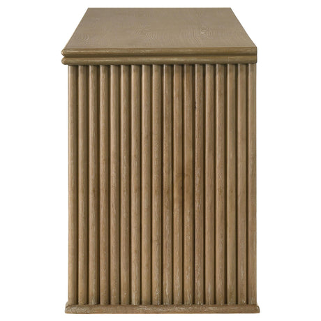 Adina Distressed Light Brown 70-inch TV Stand Media Console by Coaster at Eve Furniture