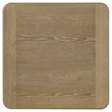 Adina Distressed Light Brown Square Wood Side End Table by Coaster at Eve Furniture