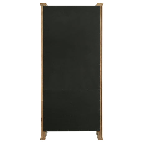 Adina Distressed Light Brown Tall Dining Display Cabinet by Coaster at Eve Furniture