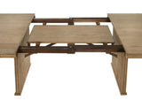 Adina Distressed Light Brown Wood Extendable Dining Table by Coaster at Eve Furniture