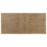 Adina Distressed Light Brown Wood Extendable Dining Table by Coaster at Eve Furniture