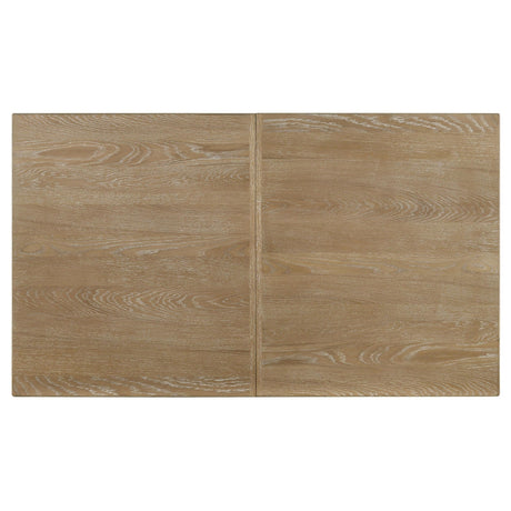 Adina Distressed Light Brown Wood Extendable Dining Table by Coaster at Eve Furniture