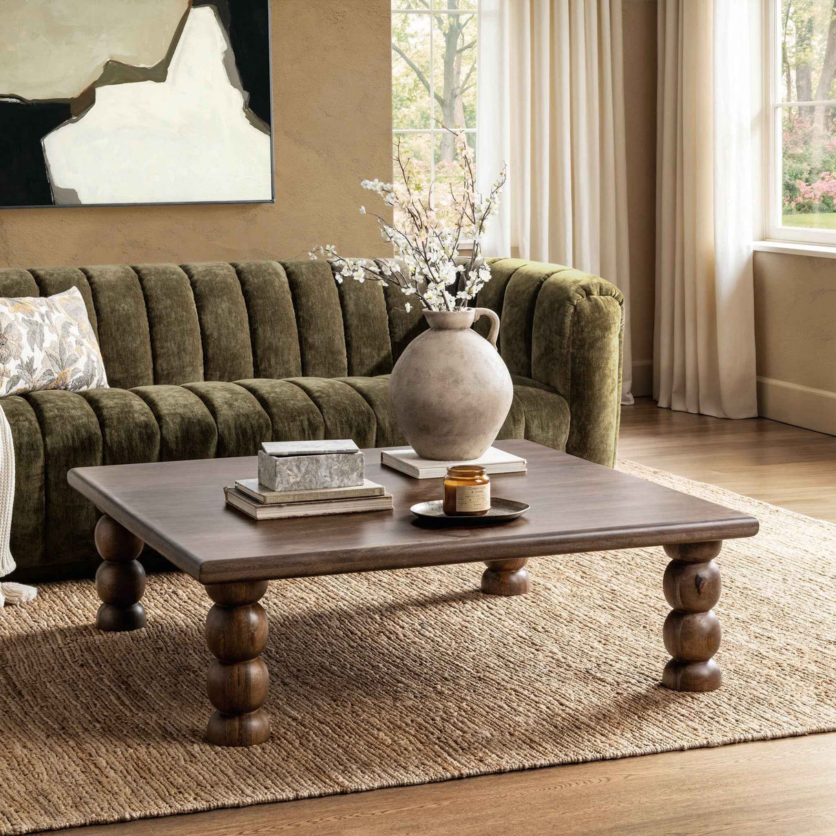 Adir Tundra Brown Coffee Table by Classic Home at Eve Furniture