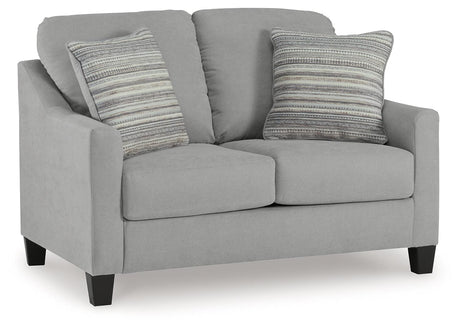 Adlai Shadow Loveseat by Ashley at Eve Furniture