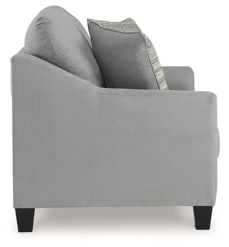 Adlai Shadow Loveseat by Ashley at Eve Furniture