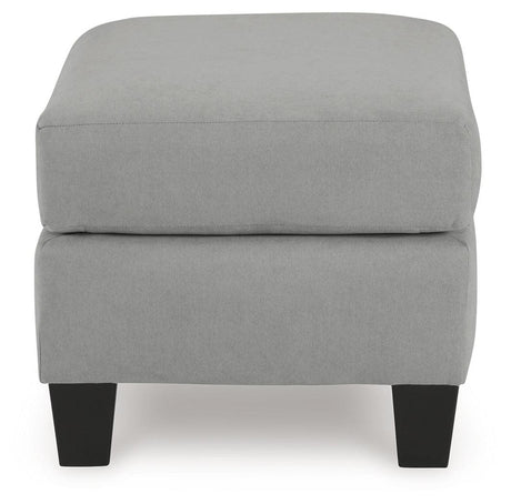 Adlai Shadow Ottoman by Ashley at Eve Furniture