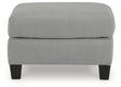 Adlai Shadow Ottoman by Ashley at Eve Furniture