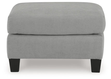 Adlai Shadow Ottoman by Ashley at Eve Furniture
