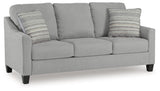 Adlai Shadow Queen Sofa Sleeper by Ashley at Eve Furniture