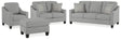 Adlai Shadow Sofa, Loveseat, Chair and Ottoman by Ashley at Eve Furniture