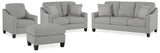 Adlai Shadow Sofa, Loveseat, Chair and Ottoman by Ashley at Eve Furniture