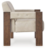 Adlanlock Bone Accent Chair by Ashley at Eve Furniture
