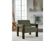 Adlanlock Olive Accent Chair by Ashley at Eve Furniture