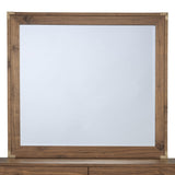 Adler Beveled Glass Mirror in Natural Walnut by Modus Furniture at Eve Furniture