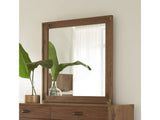 Adler Beveled Glass Mirror in Natural Walnut by Modus Furniture at Eve Furniture