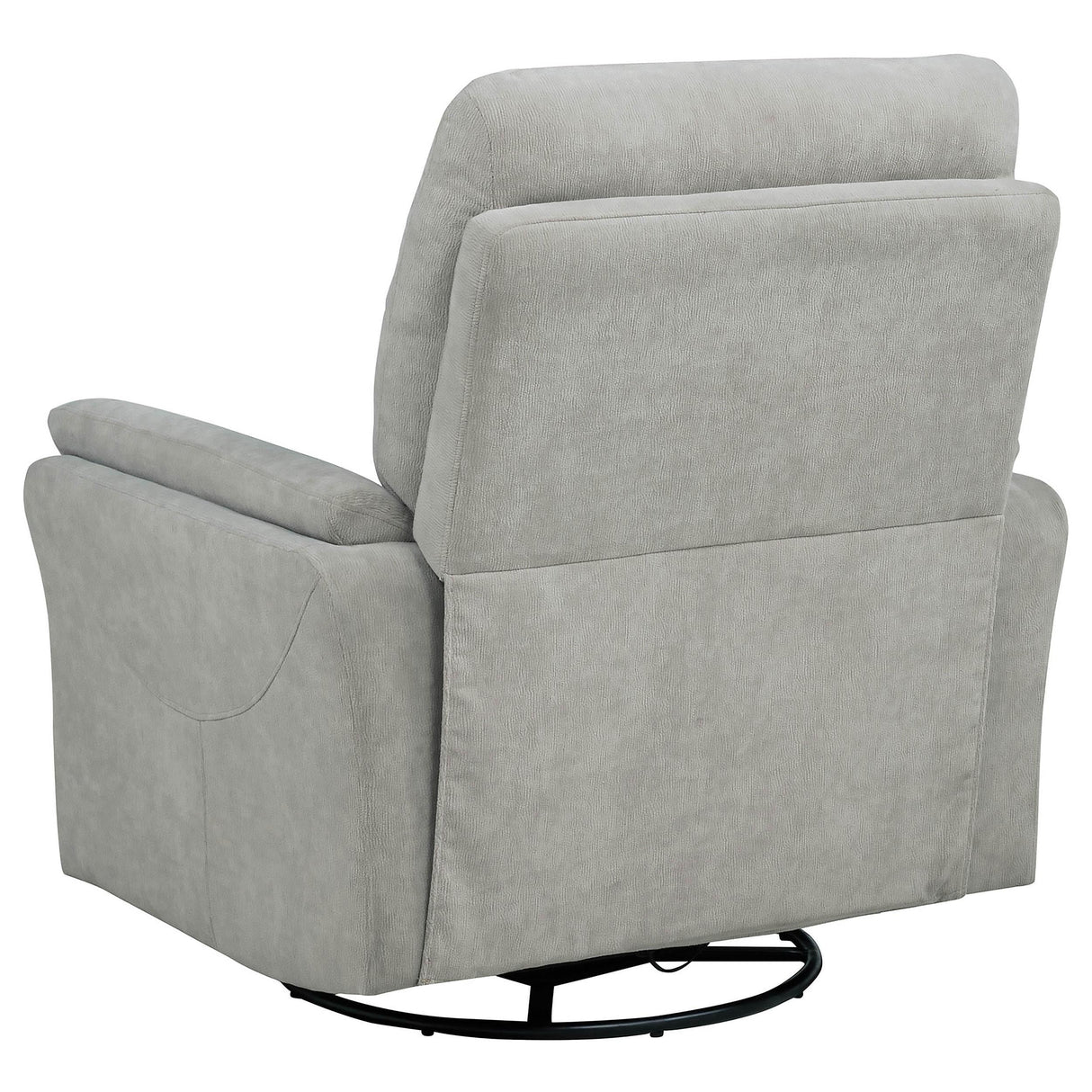 Adler Ivory Upholstered Power Swivel Glider Recliner by Coaster at Eve Furniture