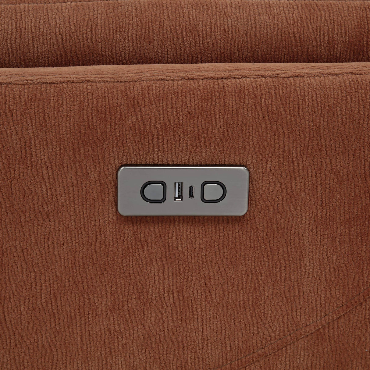 Adler Rust Upholstered Power Swivel Glider Recliner by Coaster at Eve Furniture