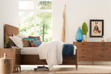 Adler Wood Queen Panel Bed in Natural Walnut by Modus Furniture at Eve Furniture