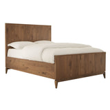 Adler Wood Queen Panel Bed in Natural Walnut by Modus Furniture at Eve Furniture