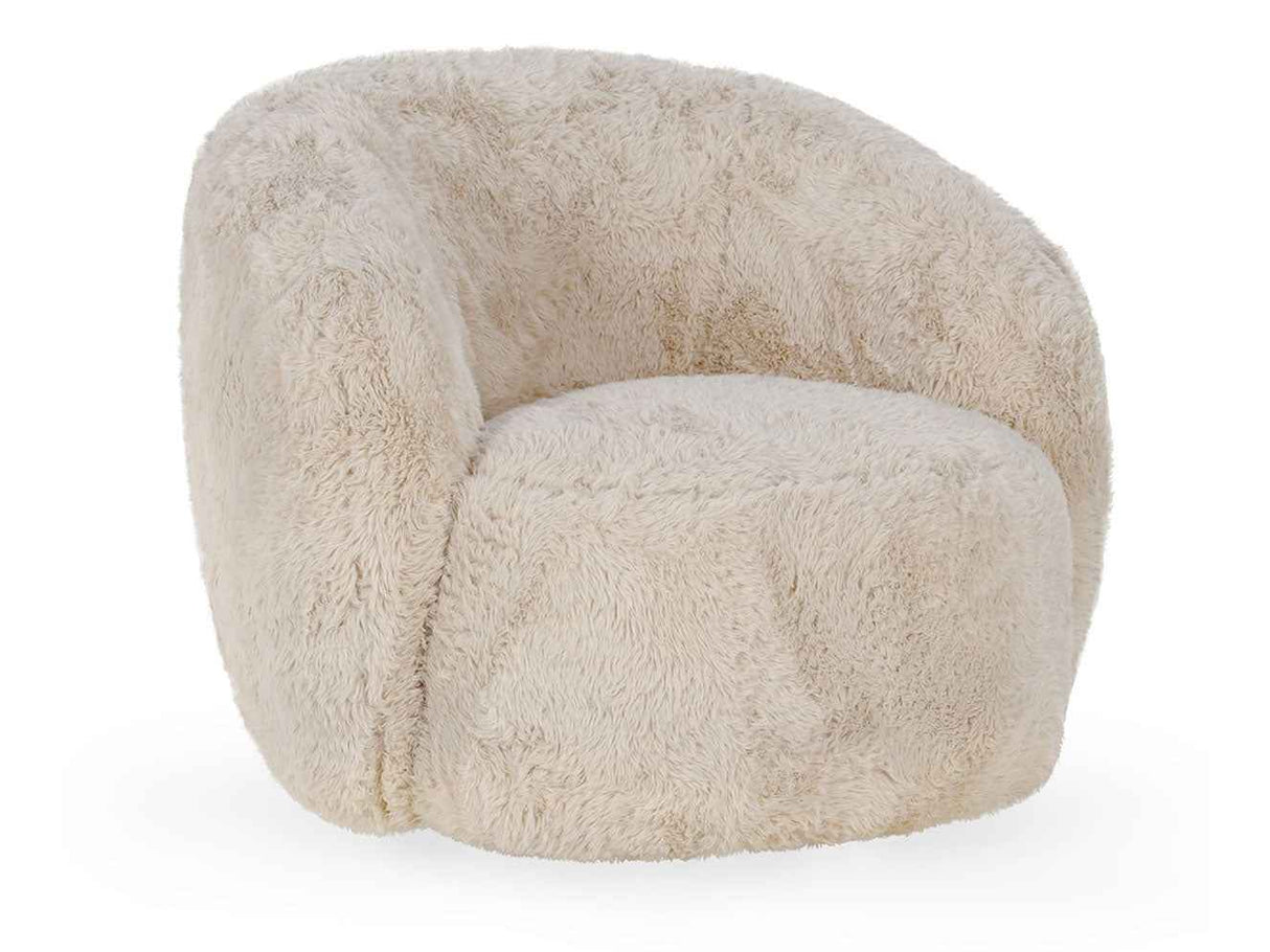 Adley Sand Swivel Accent Chair by Classic Home at Eve Furniture