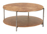 Adna Brown Coffee Table by Zuomod at Eve Furniture
