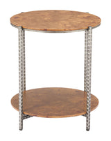 Adna Brown Side Table by Zuomod at Eve Furniture