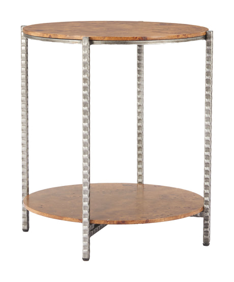 Adna Brown Side Table by Zuomod at Eve Furniture
