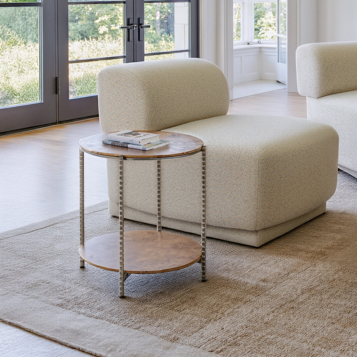 Adna Brown Side Table by Zuomod at Eve Furniture