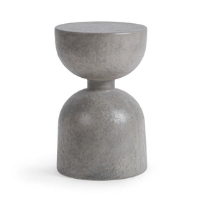 Adna Athena Gray 14 Round Outdoor Accent Table by Classic Home at Eve Furniture
