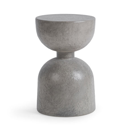 Adna Athena Gray 14 Round Outdoor Accent Table by Classic Home at Eve Furniture