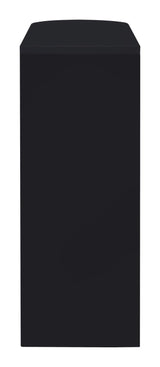 Adolfo Glossy Black/Clear 3-Tier Bar Table by Coaster at Eve Furniture