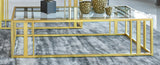 Adri Matte Brass Metal Frame Coffee Table by Coaster at Eve Furniture