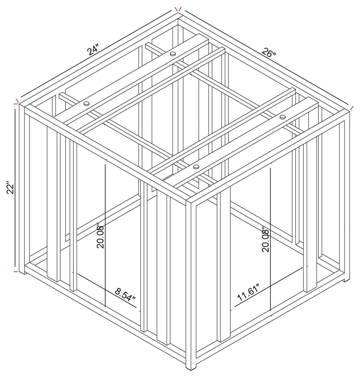 Adri Matte Brass Metal Frame End Table by Coaster at Eve Furniture
