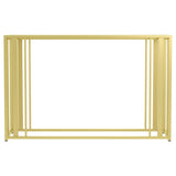 Adri Matte Brass Metal Frame Sofa Table by Coaster at Eve Furniture