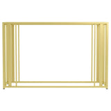 Adri Matte Brass Metal Frame Sofa Table by Coaster at Eve Furniture