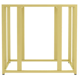 Adri Metal Frame End Table Matte Brass