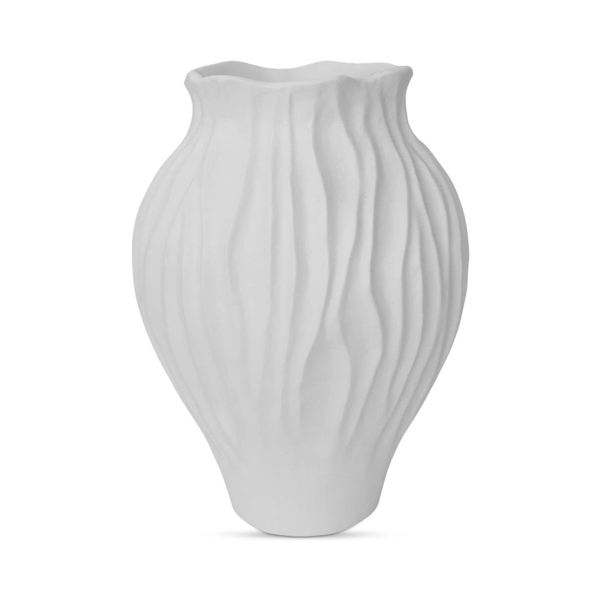 Adria White 14-in Vessel by MOES at Eve Furniture