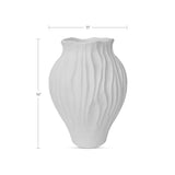Adria White 14-in Vessel by MOES at Eve Furniture