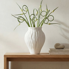 Adria White 14-in Vessel by MOES at Eve Furniture