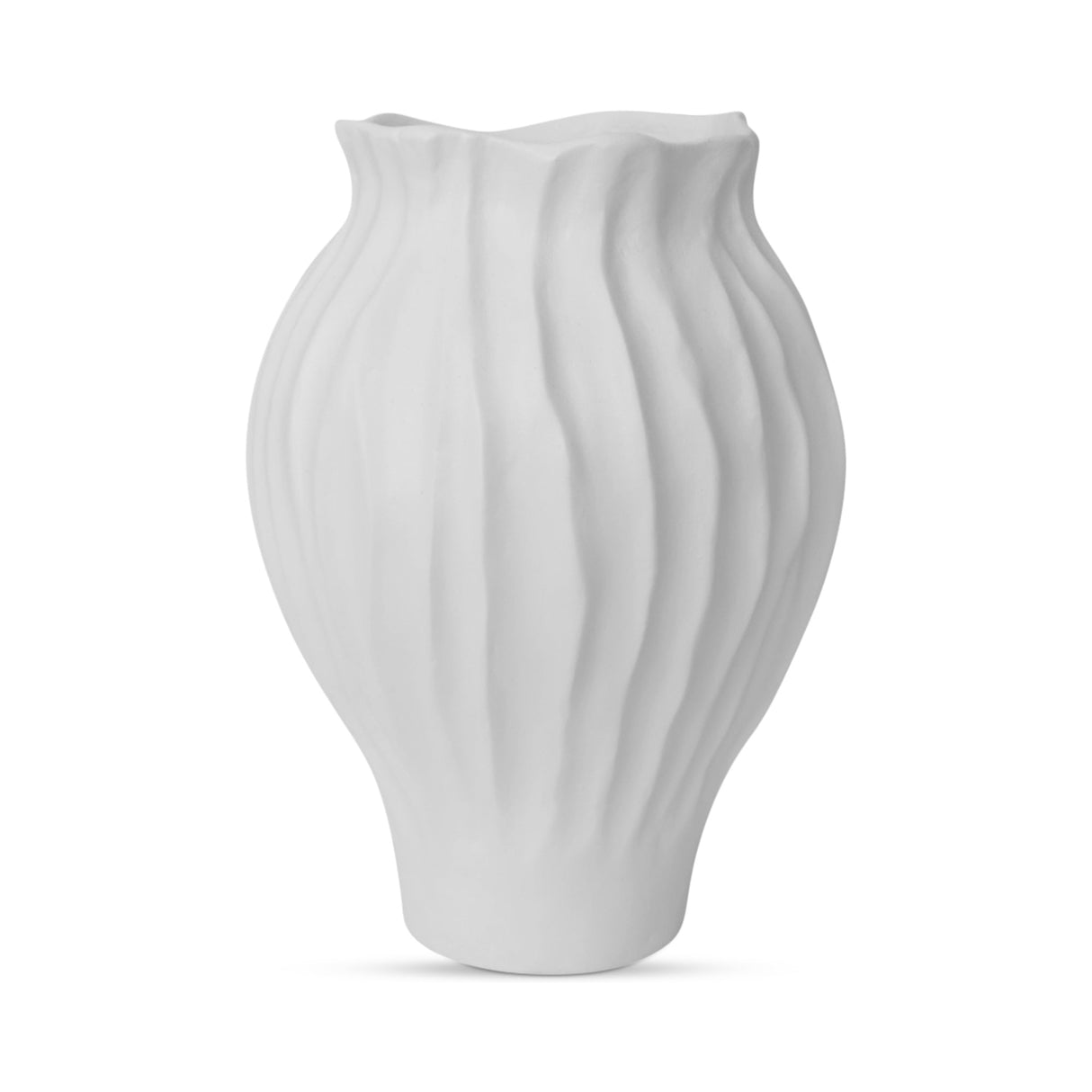 Adria White 18-in Vessel by Moe's Home at Eve Furniture