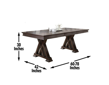 Adrian 5 Piece Set(Table & 4 Side Chairs) by Steve Silver at Eve Furniture