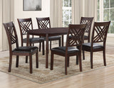Adrian Espresso 60″ Oval Dining Table by Steve Silver at Eve Furniture