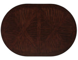 Adrian Espresso 60″ Oval Dining Table by Steve Silver at Eve Furniture